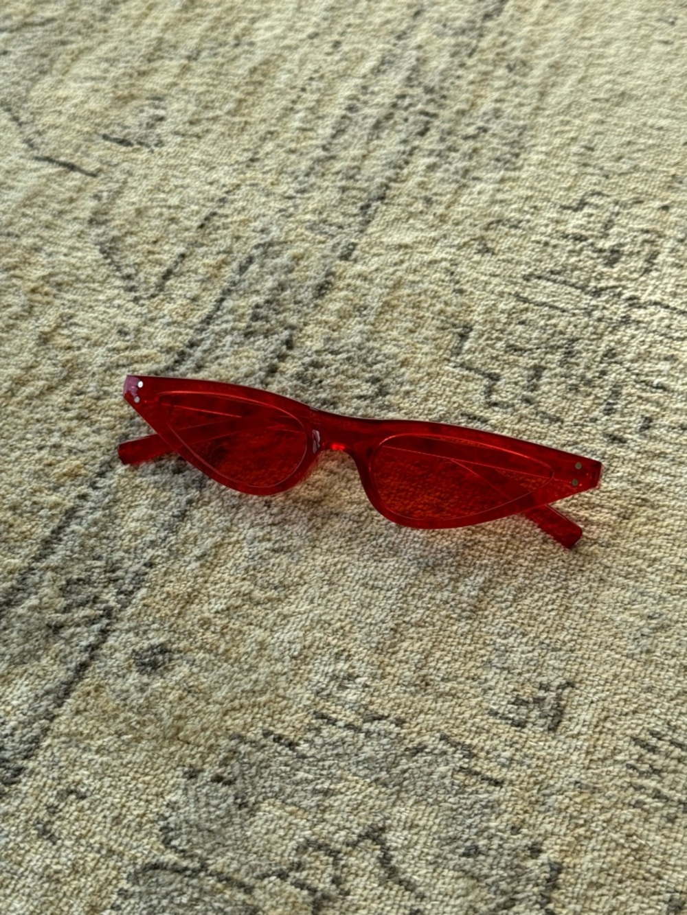 Red Cat Eye Sunglasses
